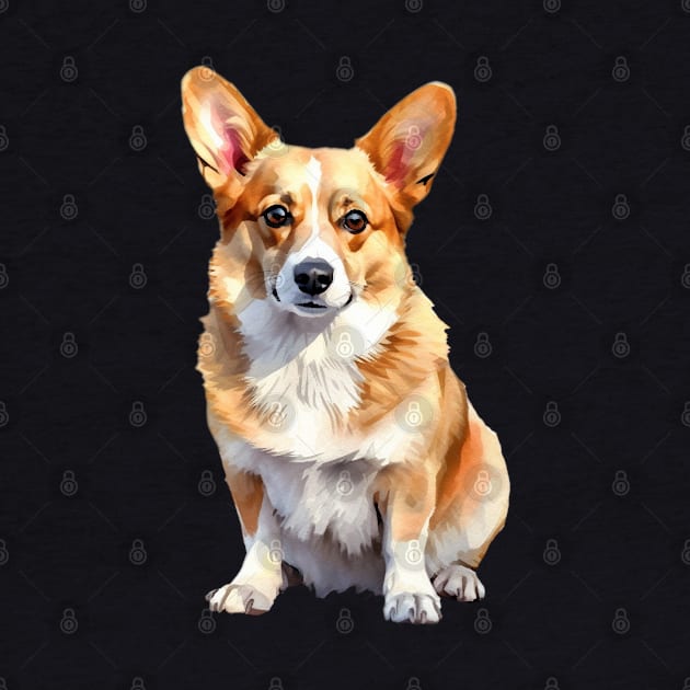 Corgi by DavidBriotArt